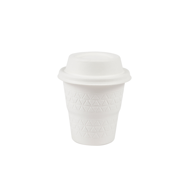 Compostable Biodegradable Bagasse sugarcane 7.4oz Cup (220ml)-5