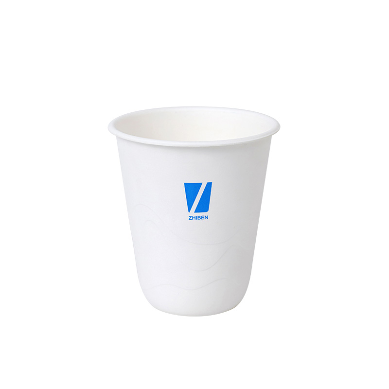 Compostable Biodegradable Bagasseကြံ Stylish Stripes Cup (၁၁)၊